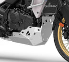 Skid Plate - Silver Back by Motoverse for Honda Transalp XL 750