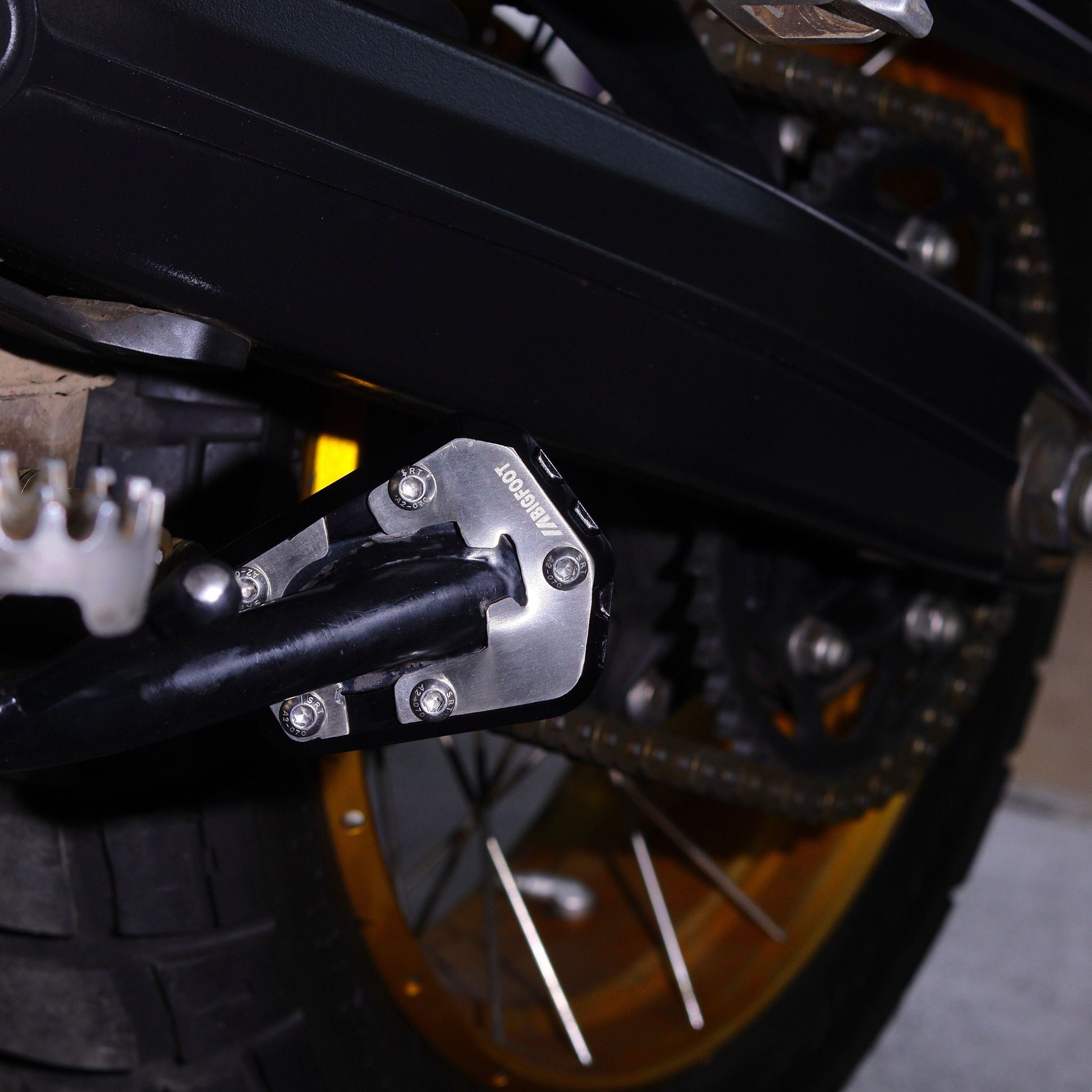 Side Stand Extender - Bigfoot by Motoverse for BMW F850GSA/ F900GSA/ F850GS
