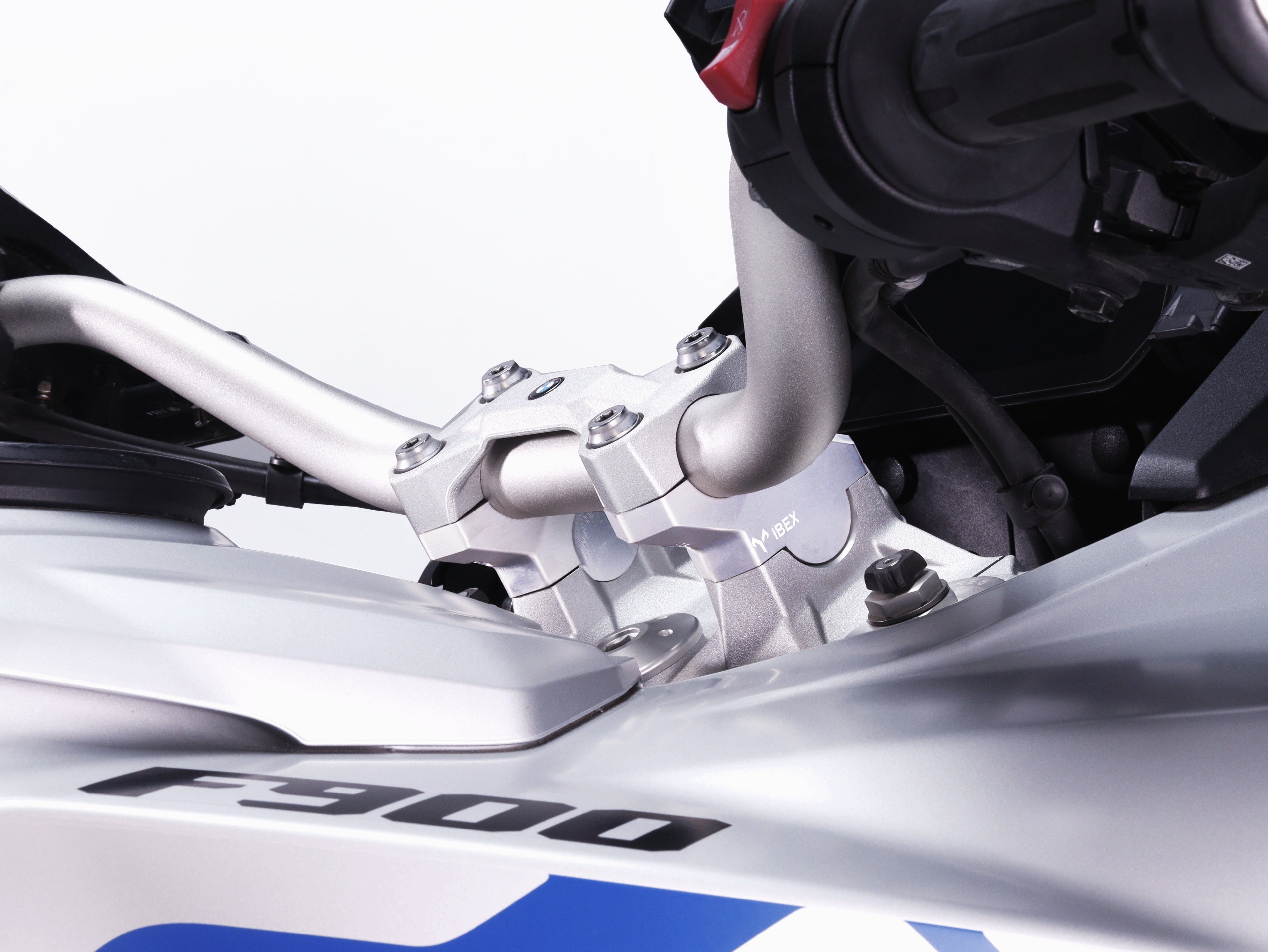 Pull Back Handle Bar Risers - Ibex by Motoverse for BMW F850GS/ F850GSA/ F900GS/ F900GSA