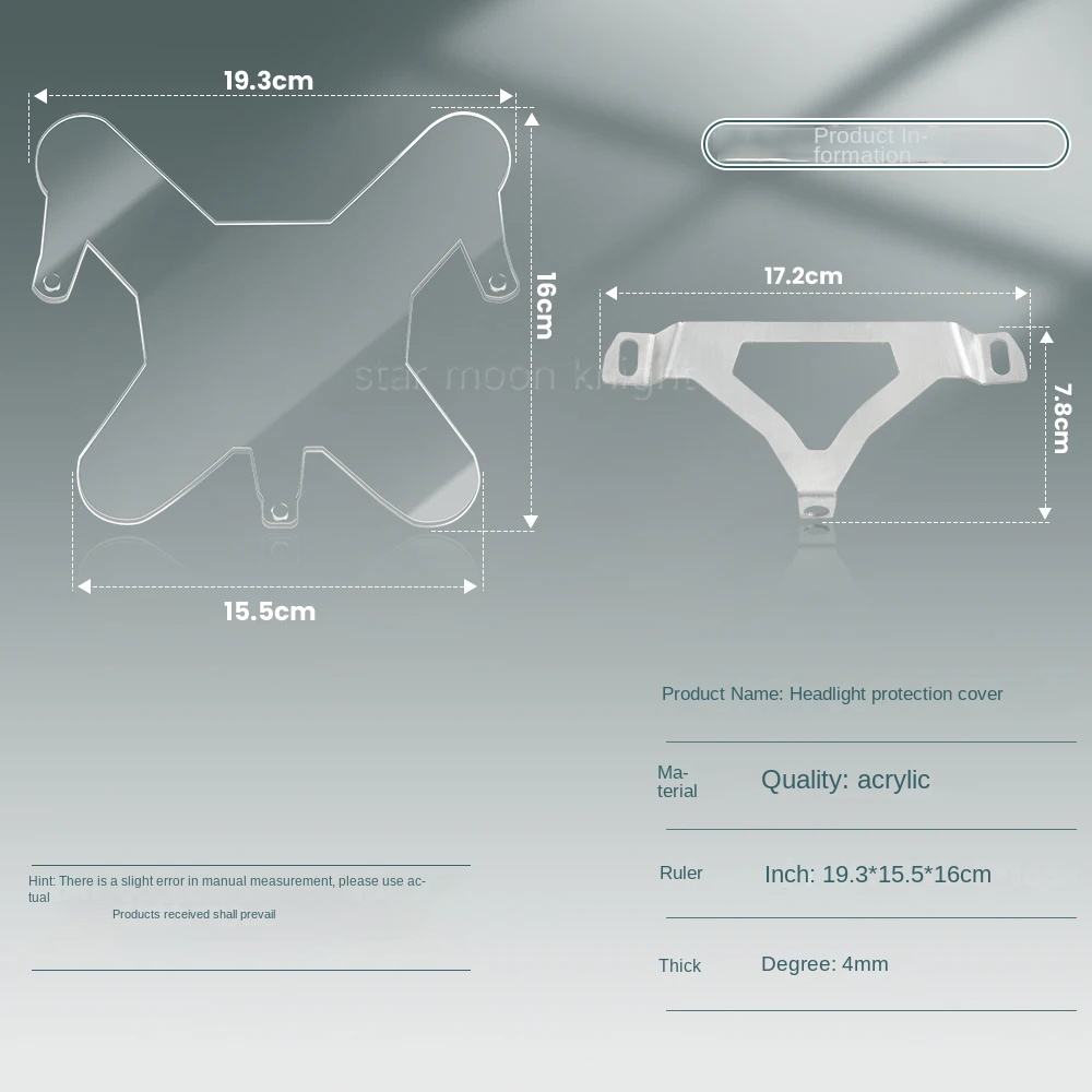Headlight Cover by Motoverse for BMW R 1300 GS