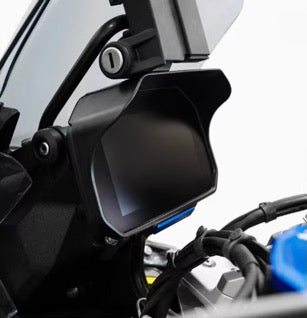 Sun / Glare Shield - Silver back by Motoverse for BMW F900 GSA