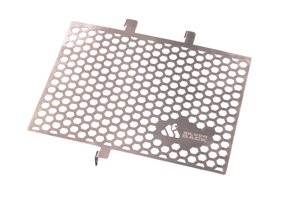 Radiator Grill - Silver Back by Motoverse for Triumph Tiger 660
