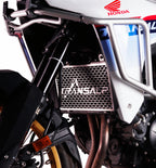 Radiator Grill - Silver Back by Motoverse for Honda Transalp XL 750