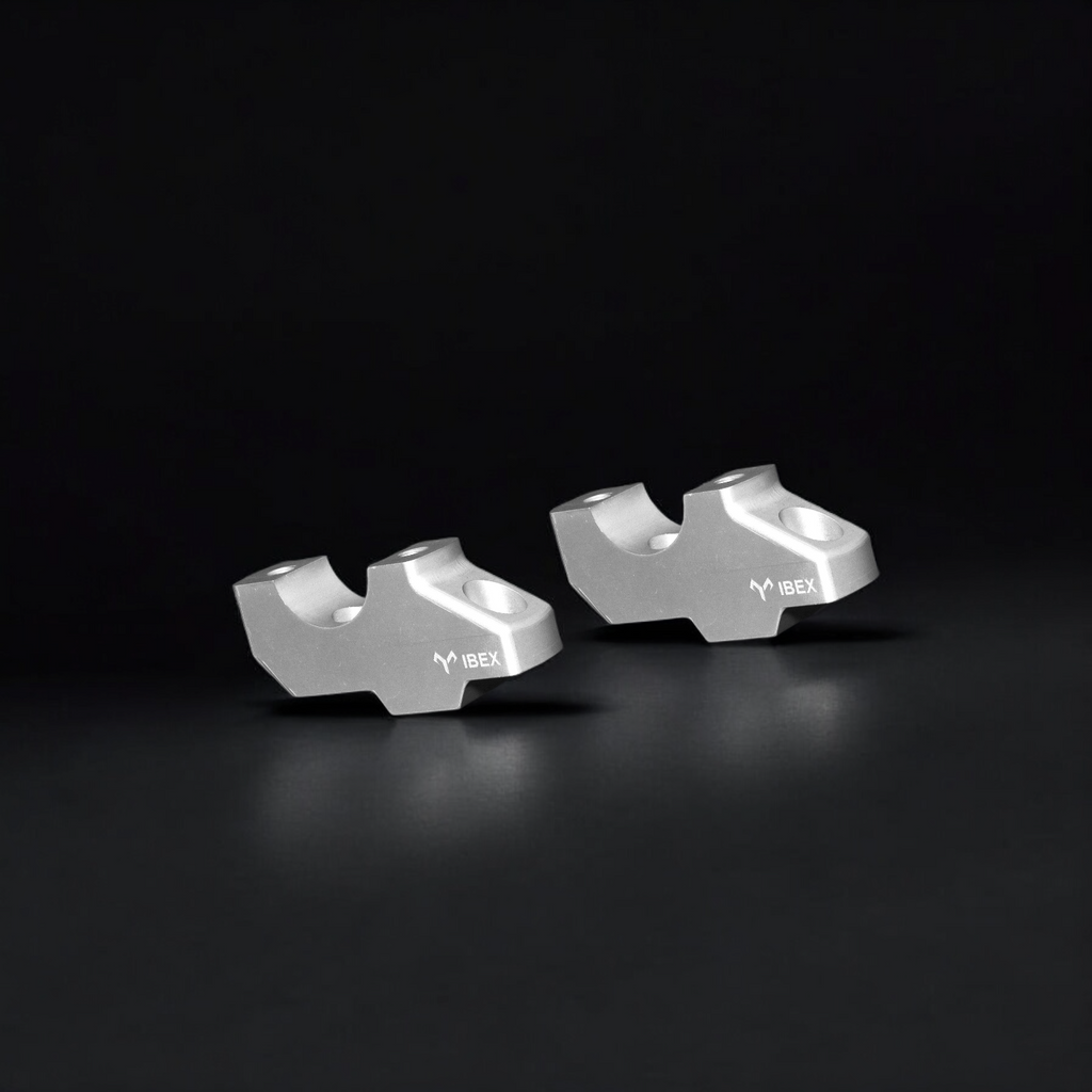 Pull Back Handle Bar Risers - Ibex by Motoverse for Honda Transalp XL 750