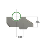 Pull Back Handle Bar Risers - Ibex by Motoverse for Honda Transalp XL 750