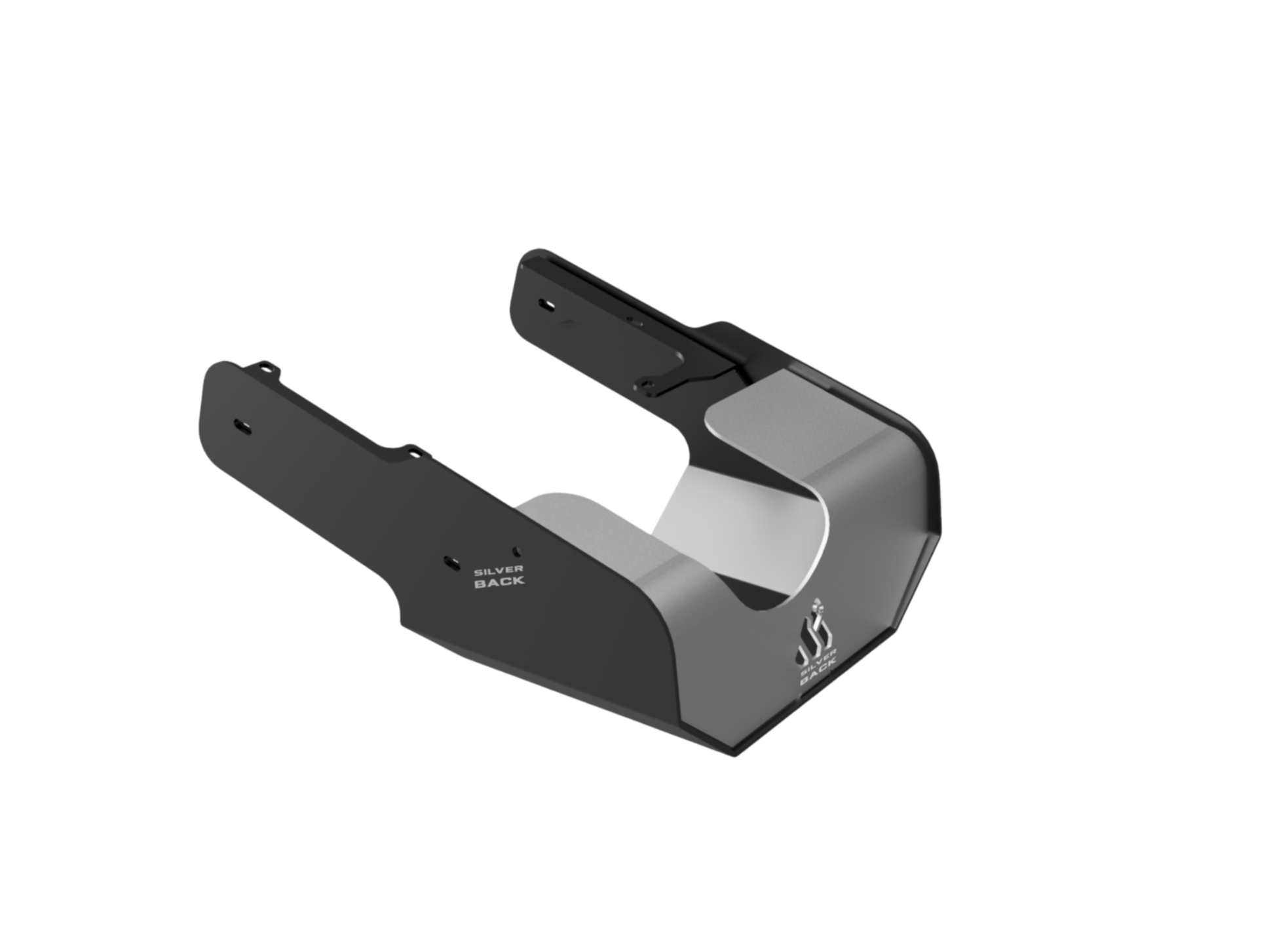 Skid Plate - Silver Back by Motoverse for Triumph Tiger 660