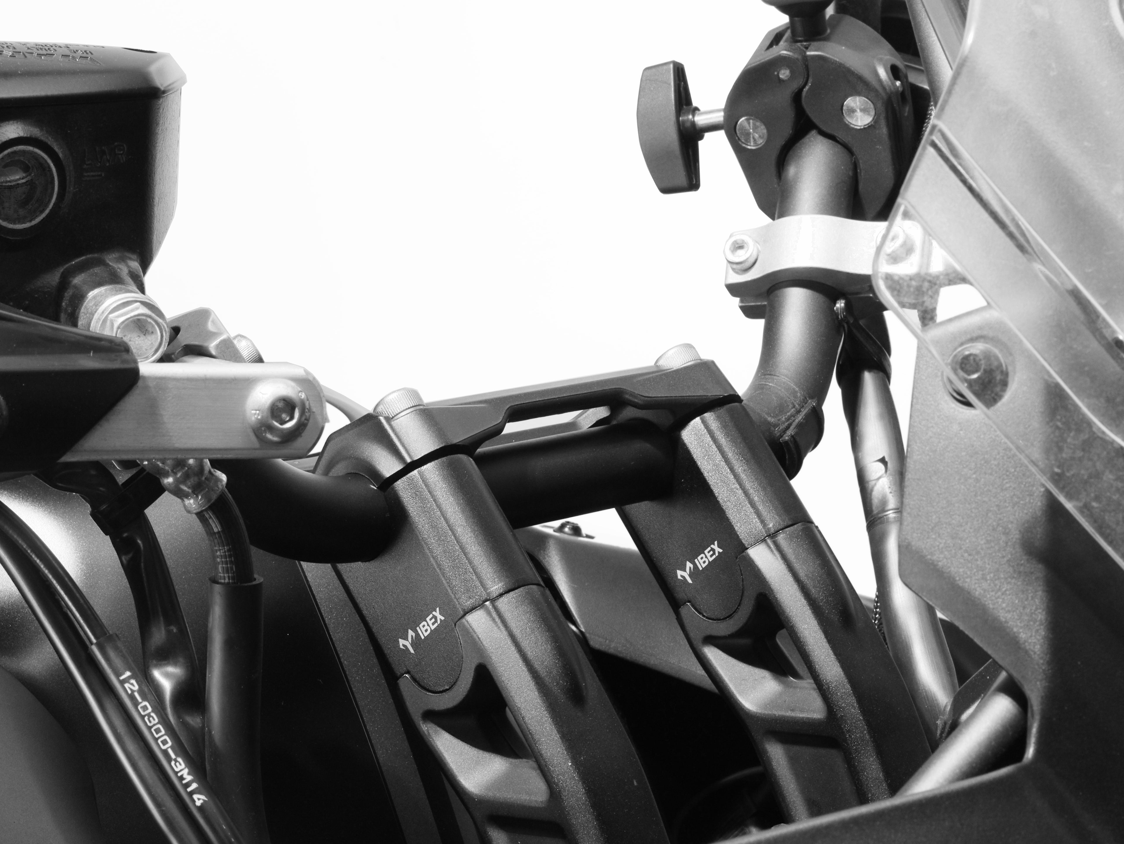 Handle Bar Risers - Ibex by Motoverse for Kawasaki Versys 650